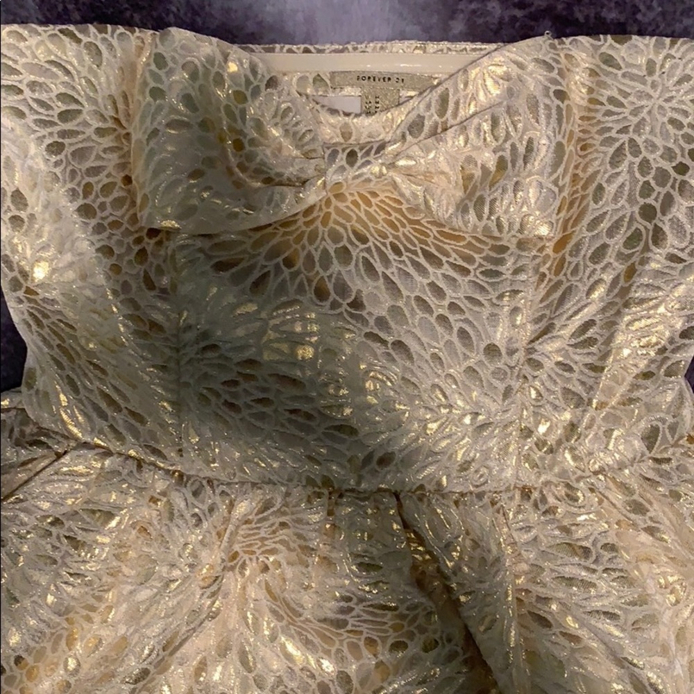 Forever 21 Strapless Cocktail Dress